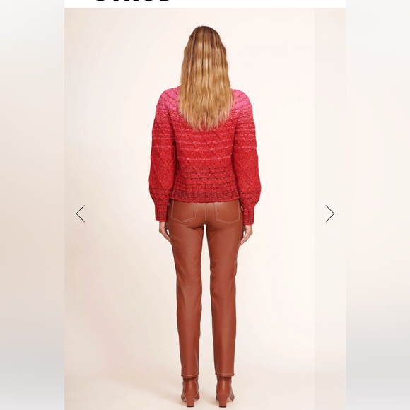 STAUD Elliot faux leather pants - Picture 4 of 8